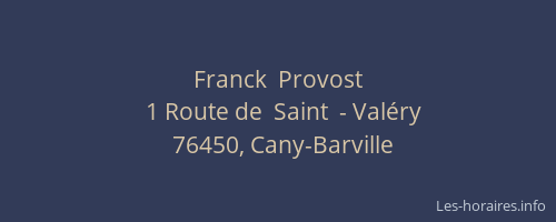 Franck  Provost