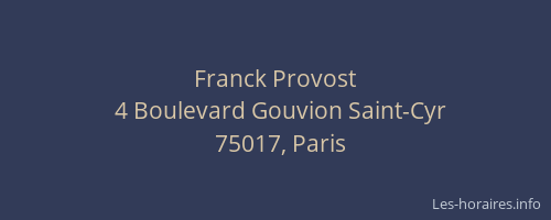 Franck Provost