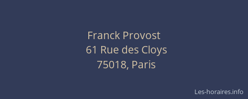 Franck Provost