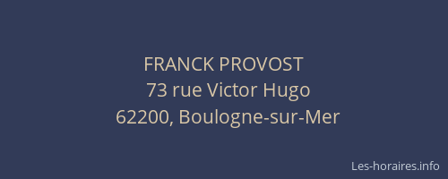 FRANCK PROVOST