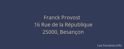 Franck Provost