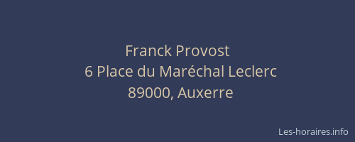 Franck Provost