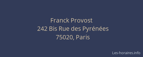 Franck Provost