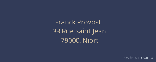 Franck Provost