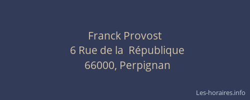 Franck Provost