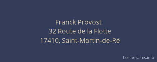 Franck Provost