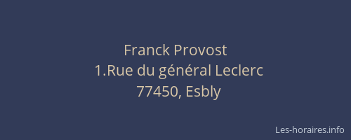 Franck Provost