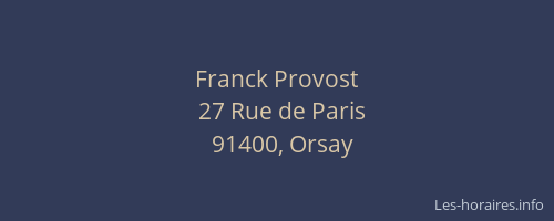 Franck Provost