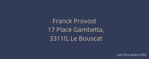 Franck Provost
