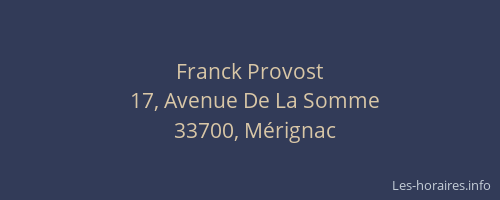 Franck Provost
