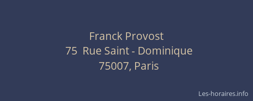Franck Provost