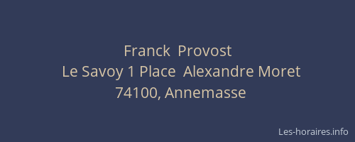 Franck  Provost