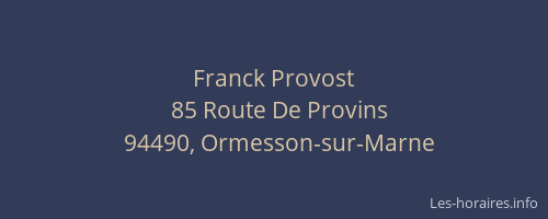 Franck Provost