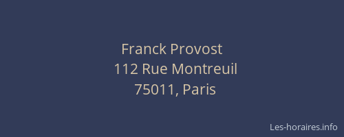 Franck Provost