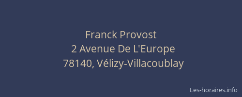Franck Provost