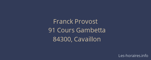 Franck Provost