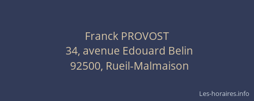 Franck PROVOST