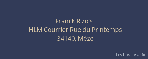 Franck Rizo's