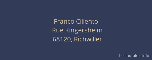 Franco Ciliento