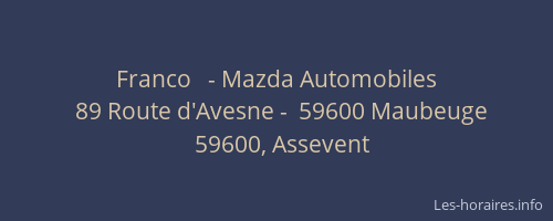 Franco   - Mazda Automobiles