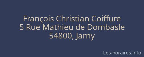 François Christian Coiffure