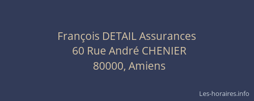 François DETAIL Assurances