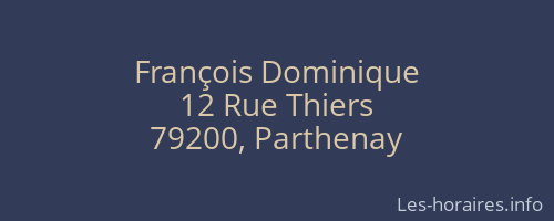François Dominique