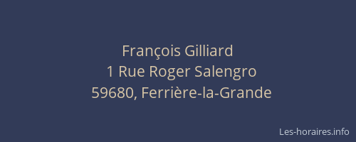 François Gilliard