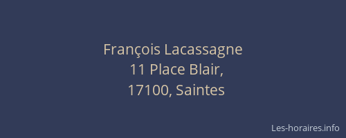 François Lacassagne