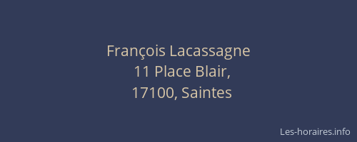 François Lacassagne