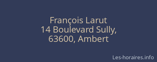 François Larut
