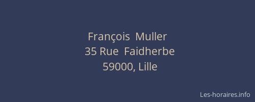 François  Muller