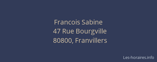 Francois Sabine