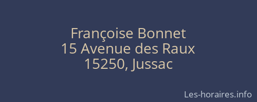 Françoise Bonnet
