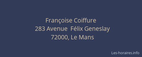 Françoise Coiffure