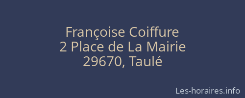 Françoise Coiffure