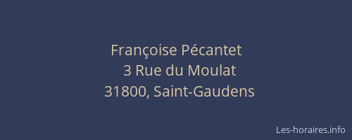 Françoise Pécantet