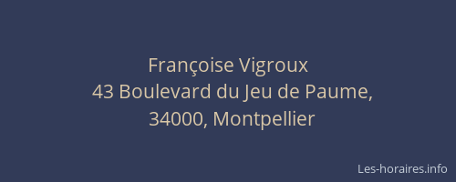 Françoise Vigroux