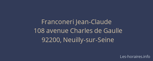 Franconeri Jean-Claude