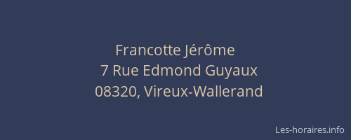 Francotte Jérôme