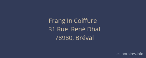 Frang'In Coiffure
