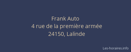 Frank Auto