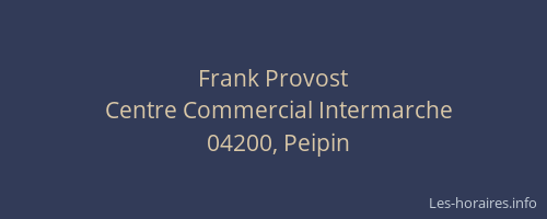 Frank Provost