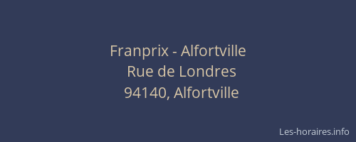 Franprix - Alfortville