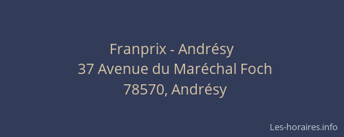 Franprix - Andrésy