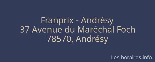 Franprix - Andrésy