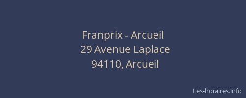 Franprix - Arcueil