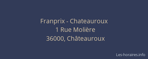 Franprix - Chateauroux