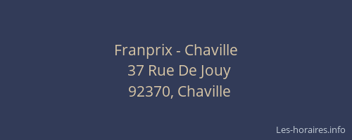 Franprix - Chaville