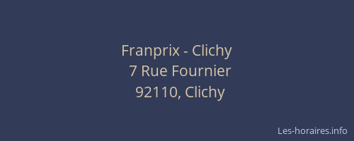 Franprix - Clichy